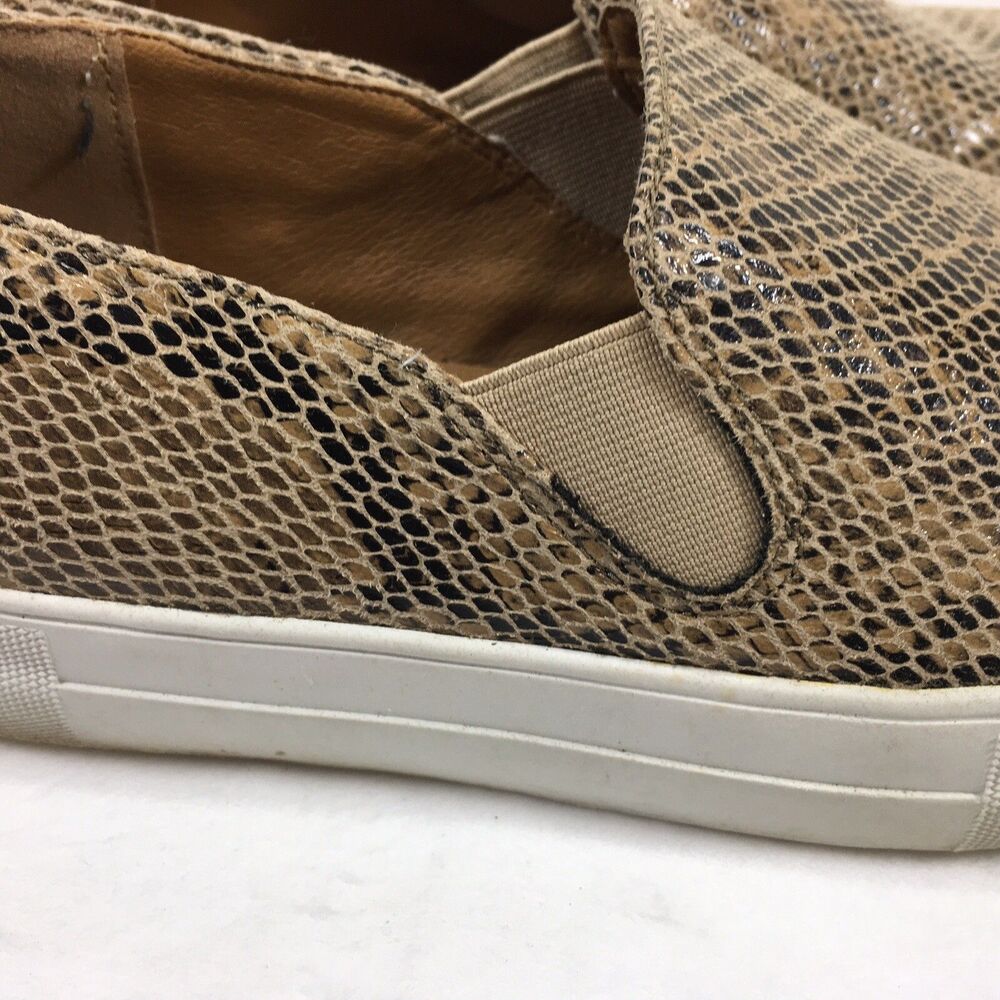 VOLATILE Women's Bolzano Sneaker Brown Tan - Size 9 M Snake Skin Pattern - Picture 7 of 9